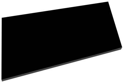 Best Design Wastafelblad voor de Rigatti & Beauty Onderkast 60 cm Mat Zwart