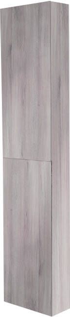 Best Design Quick badkamerkast 35x180cm 2 deuren universeel grijs eiken 4011590 - Foto 1