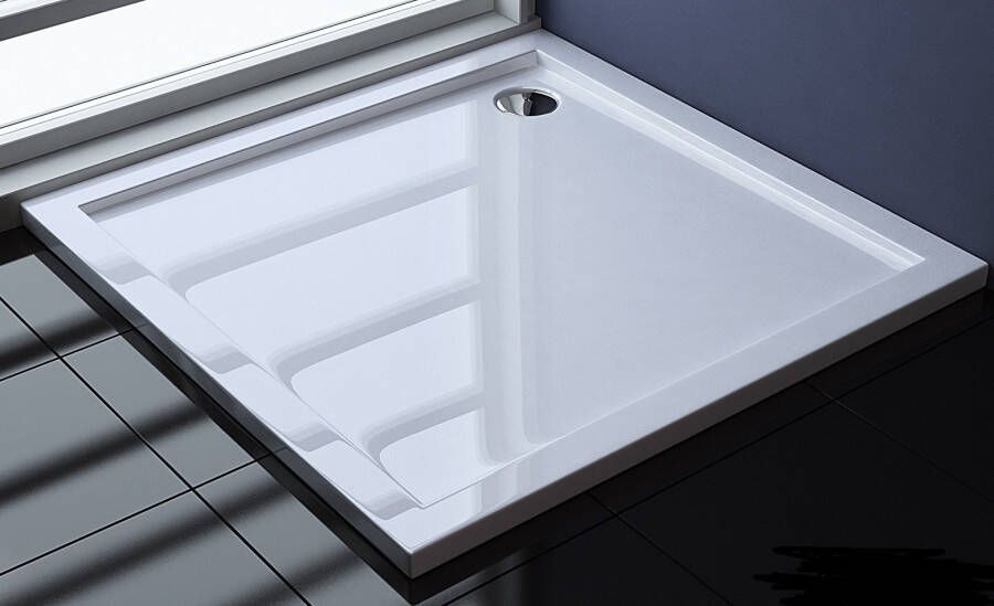 Purismo ADW Project douchebak 100x100x4 cm vierkant wit glans - Foto 3