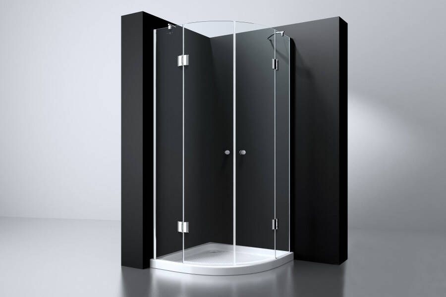 Best Design Erico douchecabine 100x100x192cm met 2 deuren 6mm veiligheidsglas chroom 3875250