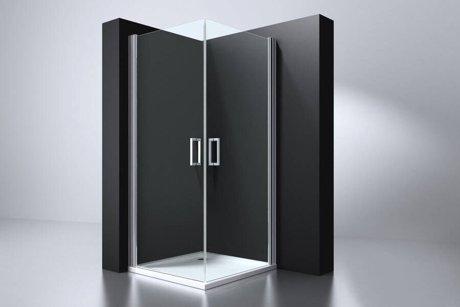Best Design Erico douchecabine vierkant 90x90x192cm met 2 deuren 6mm veiligheidsglas chroom 3875260