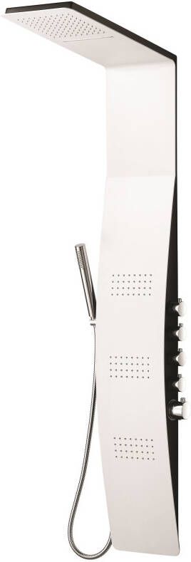 IVY Tribe Fonteinkraan gebogen staand model S RVS316 geborsteld mat koper PVD