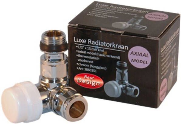 Best design Luxe Thermostatisch voorbereid ventiel Axiaal Chroom