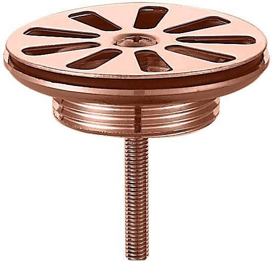 Best Design Best-Design Lyon open-rooster afvoerplug 5 4 rosé-mat-goud 4008180