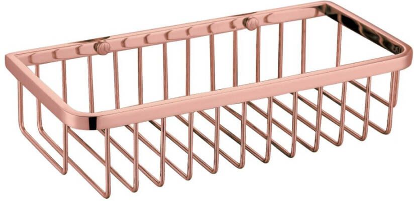 Best Design Opbergrek Moya Douchekorf Rechthoek Mat Rose Goud