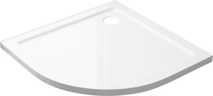 Best Design Best-Design "Dona" Lage-Douchebak 1 4 Rond 80x80x4 cm R=550 Glans Wit