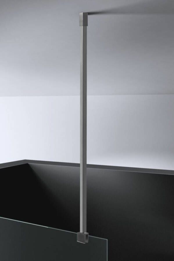 Best Design Moya Dalis Plafond Stabilisatiestang 100cm voor 8mm glasdikte Gunmetal 4014000