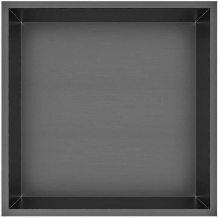 Best Design Inbouwnis Best-Design Kaya 30.5x30.5x7 cm Gunmetal