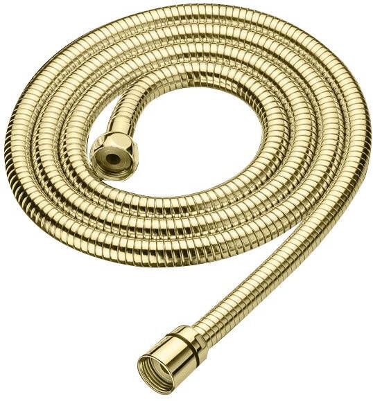 Clou Aansluitslang 40cm pvc 2x binnendr. 3 8" gunm. geborst. PVD