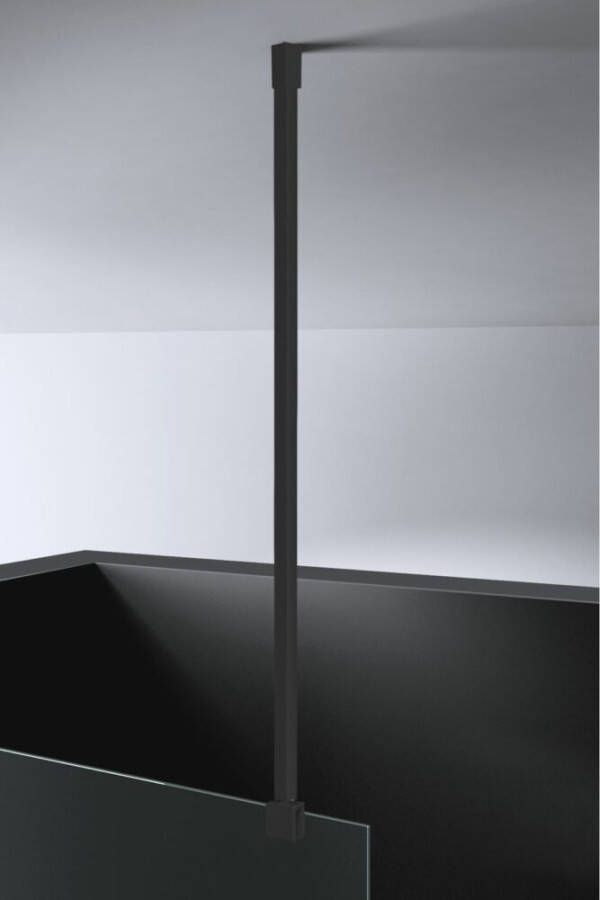 Best Design Nero Dalis Plafond Stabilisatiestang 100cm voor 8mm glasdikte mat zwart 4014010