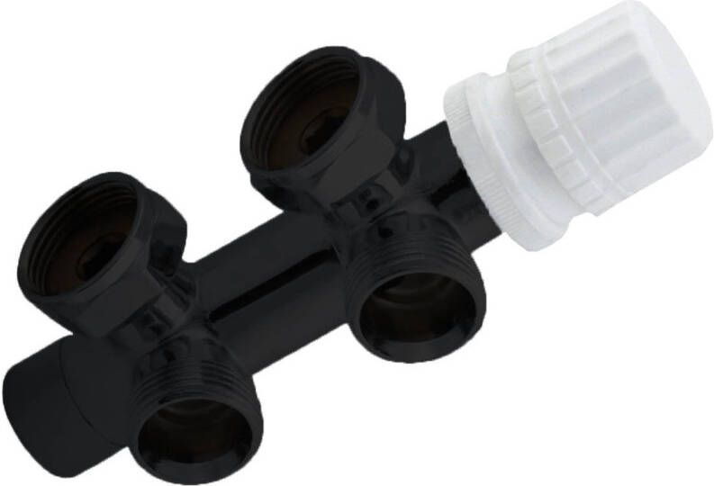 Best Design luxe Onderblok haaks 3 4&apos;&apos;x3 4&apos;&apos; zwart mat 4009820