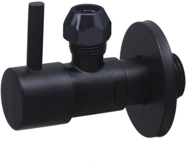Best Design Best-Design Nero-Solara hoekstopkraan + rozet 1 2 x 10 mm 4007930 - Foto 2