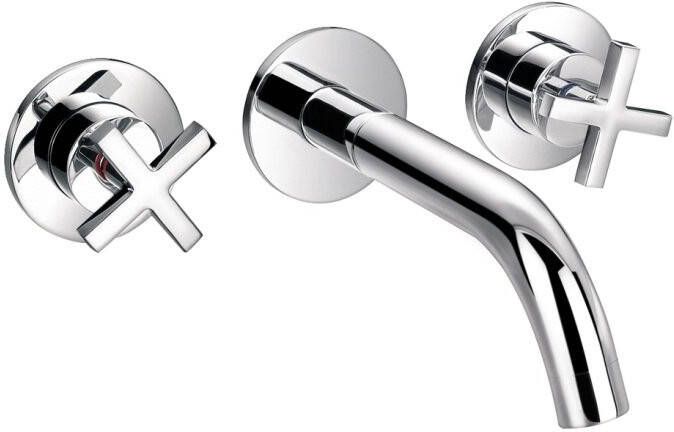 Best Design Badkraan Inbouw New-Jax 3-Gats Wandmodel Chroom - Foto 2