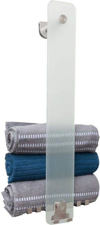 Best Design Best-Design "Ore" IBRO wand-Handdoek opbergbeugel Rvs Mat-glas - Foto 1