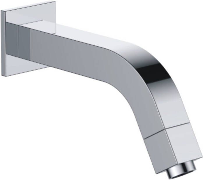 Best Design Fonteinkraan Play Wandmodel Vierkant Chroom