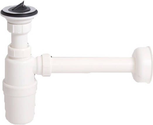 Best Design ADW kunststof Plug en Beker sifon 5 4 inch wit 3804580