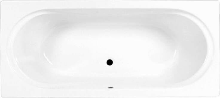 Ligbad Inbouw Schuit Rechthoek 1 2 Persoons Duobad 80x180x43cm Acryl Badkuip Glans Wit - Foto 2