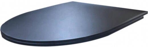 Best design Soft Closing toiletzitting mat zwart T.B.V. wandcloset Morrano - Foto 2