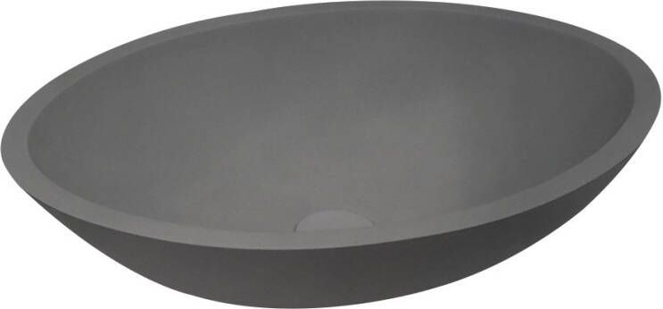 Best Design New Stone waskom 52x38cm met klikwaste Solid Surface lava 3840270