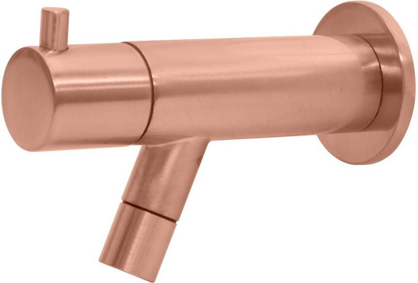 Best Design Inbouw Toiletkraan Spador Lyon 1-hendel 11.9 cm Mat Rose Goud