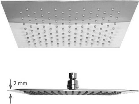 Best Design Square Thin regendouche 400x400 mm dikte 2mm 3856571 - Foto 3