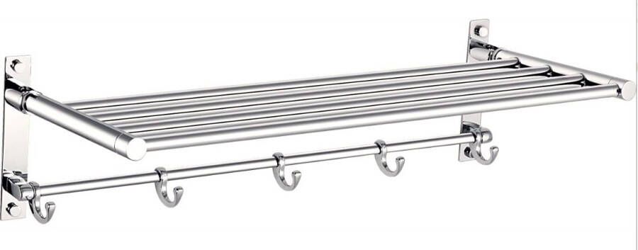 Best Design Clips wand handdoekrek incl. 5 haakjes 600x225x155 mm 4003740 - Foto 2