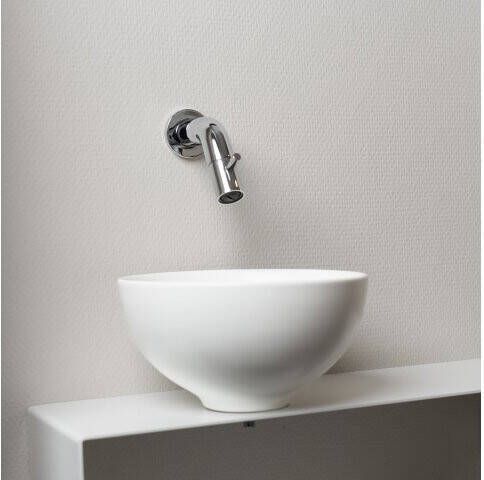 Blue Label Blu Lille waskom 22x22 mat wit