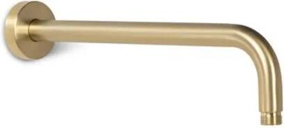 BLUE LABEL Brondby 1 2"douche-arm 30cm met rozet geborsteld goud