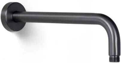 BLUE LABEL Brondby 1 2"douche-arm 30cm met rozet gun metal