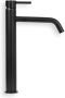 BLUE LABEL Brondby wastafelkraan high rise cold start mat zwart FK-0326-BL - Thumbnail 1