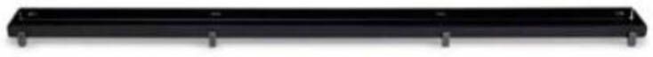 BLUE LABEL tegelbaar omkeerbaar rooster 800mm zwart voor vloerdrain 800mm inclusiefafstand houders