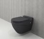 Bocchi Taormina hangtoilet inclusief softclose zitting mat antraciet - Thumbnail 2