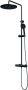 Brauer Black Edition Regendoucheset opbouw hoofddouche 30cm glijstang handdouche rond 3 standen gladde knoppen mat zwart 5-S-007-4 - Thumbnail 3