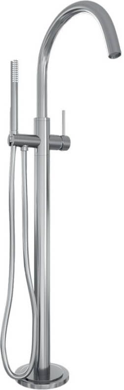 Brauer Chrome Edition Staande Badkraan handdouche staaf 1 stand -2 gladde knoppen PVD chroom 5-CE-042-1 - Foto 2