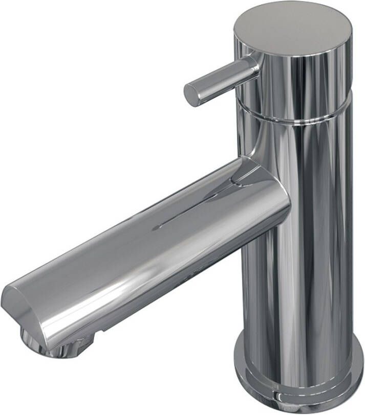 Brauer Wastafelkraan Chrome Edition HD5 Opbouw Laag Mengkraan Rond Coldstart Chroom 1 Greeps - Foto 2