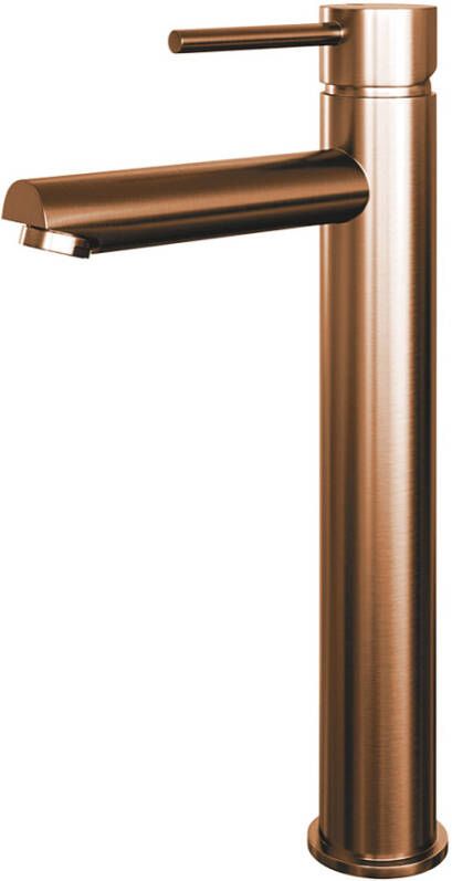 Brauer Copper Edition ColdStart verhoogde wastafelkraan energy-saving model A koper geborsteld PVD - Foto 3