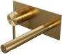 Brauer Gold Edition inbouw wastafelmengkraan met rechte uitloop rechts en afdekplaat model A2 Goud geborsteld PVD 5-GG-083-S2 - Thumbnail 4