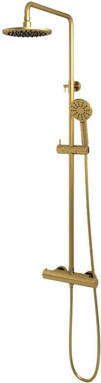 Brauer Gold Edition opbouw regendouche ronde handdouche 20 goud