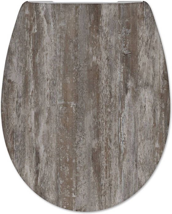 Douche Concurrent Toiletbril Cedo Icebrown Print Duroplast Softclose en Quickrelease Toiletzitting - Foto 2