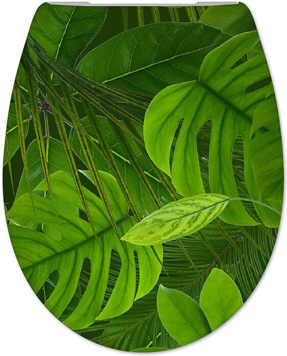 Douche Concurrent Toiletbril Cedo Jungle Print Duroplast Softclose en Quickrelease Toiletzitting - Foto 2