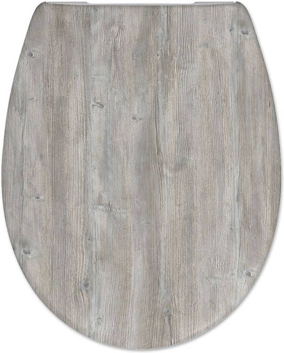Douche Concurrent Toiletbril Cedo Ponderosa Pine Print Duroplast Softclose en Quickrelease Toiletzitting