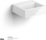 Clou Flush 1 fontein 28x27x9cm zonder kraangat met plug keramiek Wit CL 03.03011 - Thumbnail 2