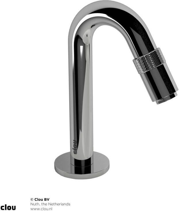 Clou Freddo 9 fonteinkraan 4.8x7.5cm chroom CL 06.03013