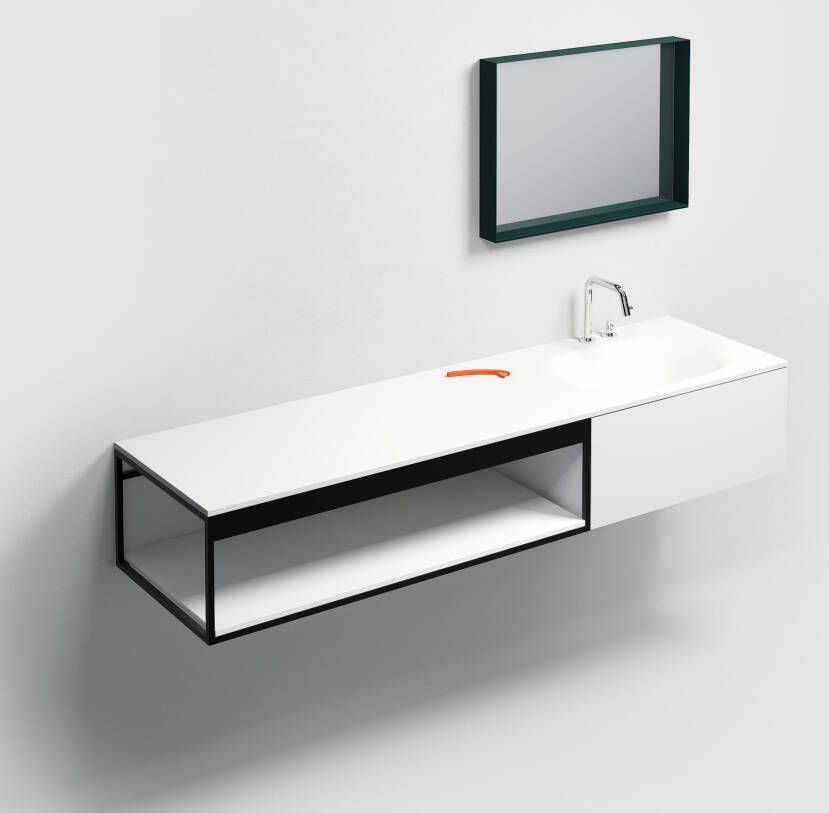 Clou Frame planchet 106.8x50.3cm inleg Aluite wit CL 07.61.011.55