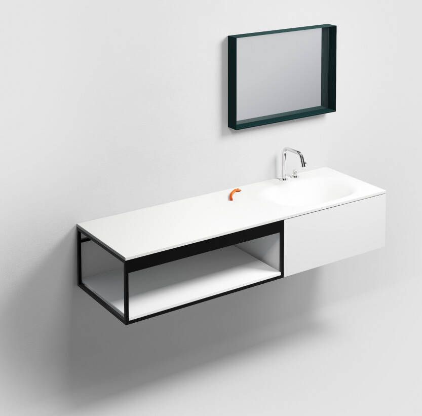 Clou Frame planchet 86.8x50.3cm inleg Aluite wit CL 07.61.009.55