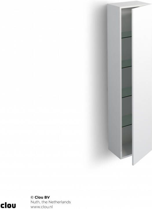 Clou Hammock kolomkast 40x170cm omkeerbaar Mdf Wit mat CL 07.66.417.55 - Foto 2