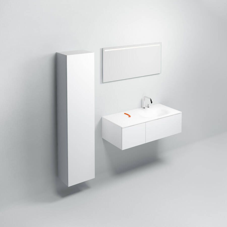 Clou Hammock kolomkast 40x170cm omkeerbaar Mdf Wit mat CL 07.66.417.55