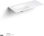 Clou Hammock wastafelblad compositie 04 waskom links 110x50 3x14 5 (bxdxh) mat wit aluite - Thumbnail 3
