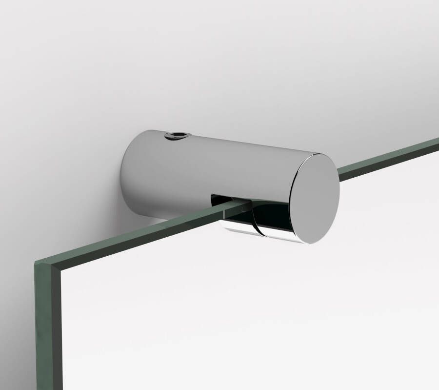 Clou Spiegelklemmen Hold Me Set 4 Rond 1.5x3.5x1.5cm Chroom