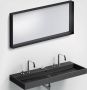 Clou Look at Me spiegel met een omlijsting in mat zwart 110x8x50 (bxdxh) - Thumbnail 2